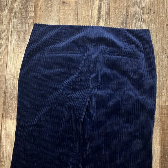 Theory Demitria 3 Corduroy Pant in Indigo Blue Women’s Size 8 NWT - Picture 7 of 7